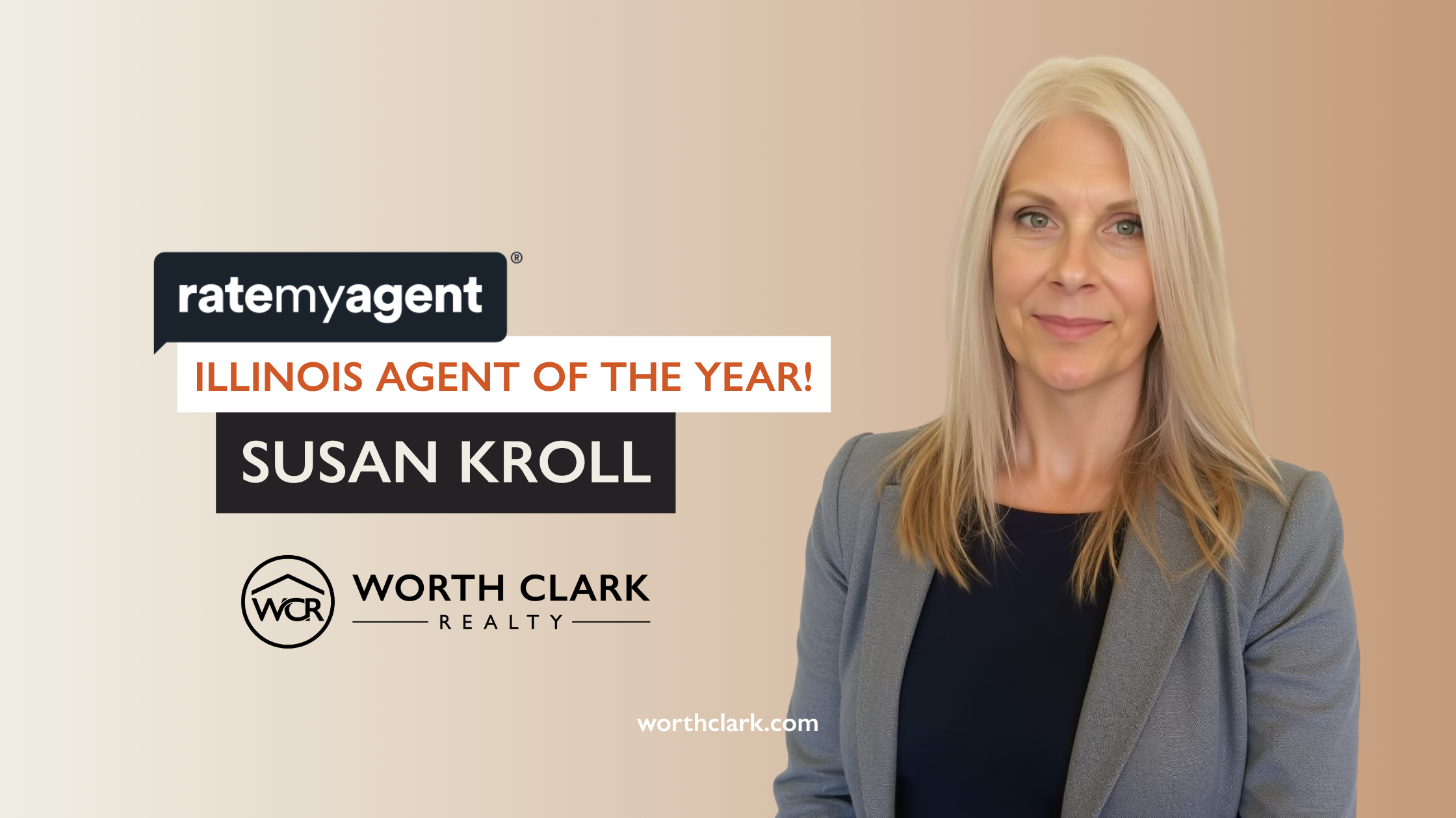 Susan Kroll Wins RateMyAgent 2026 Illinois Agent of the Year